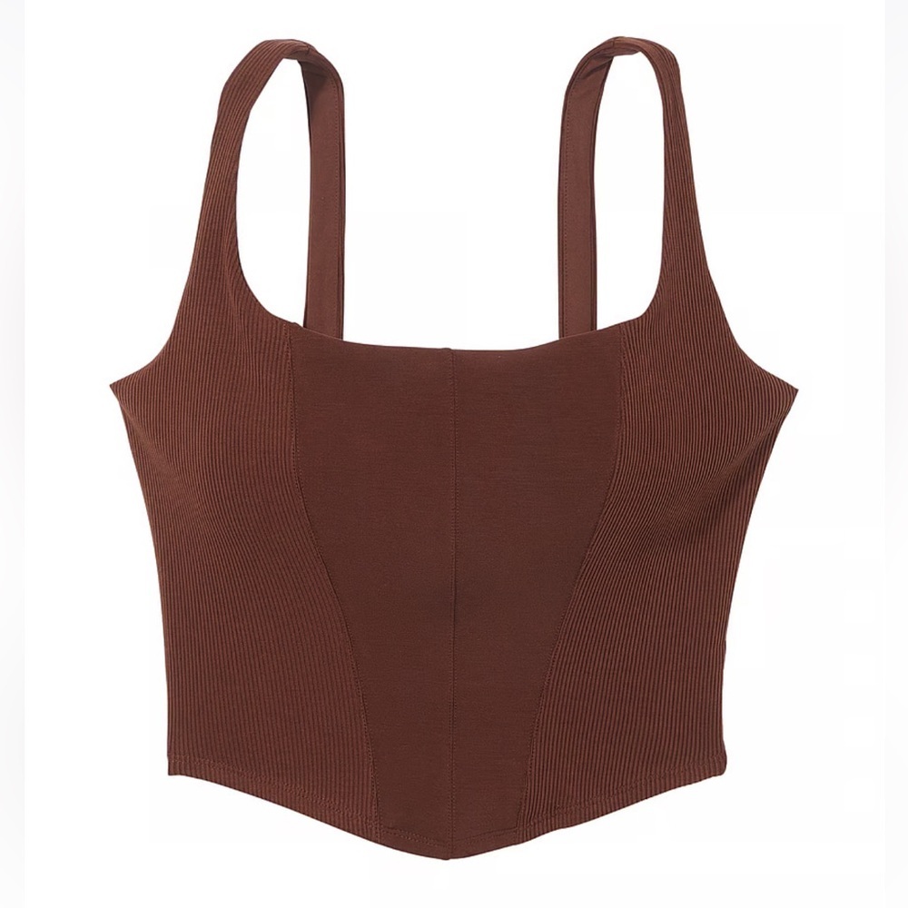 New
VICTORIA'S SECRET
Featherweight Knit Corset Tank Top